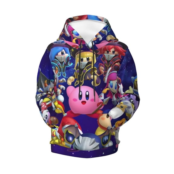 Youth Kirby Hoodies 3d Print Pullover Hooded Sweatshirt With Pocket For Boys Girls