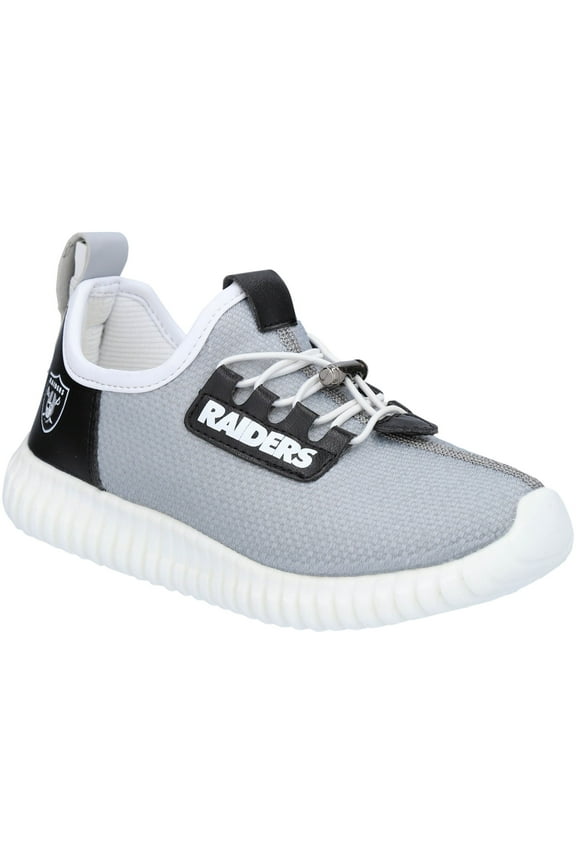 Youth Las Vegas Raiders Low Top Light-Up Shoes