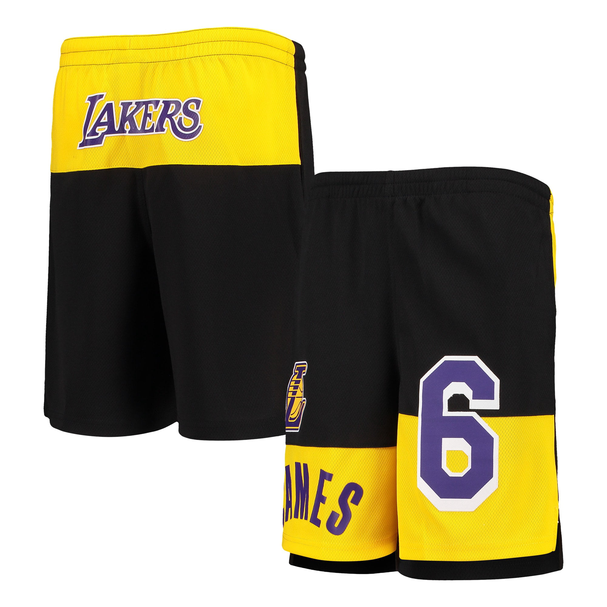 Youth LeBron James Black Los Angeles Lakers Pandemonium Name