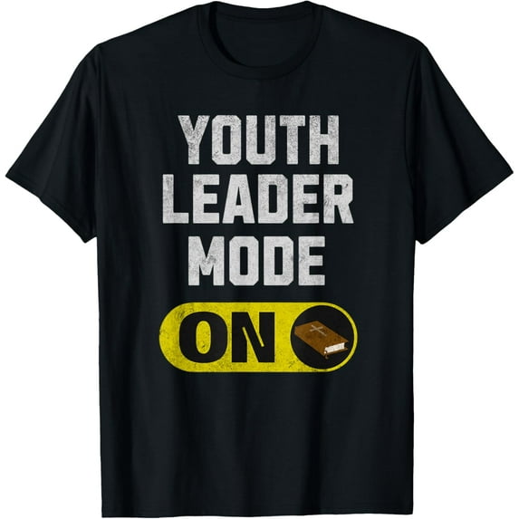Youth Leader Mode Christian Religious Church Group Uniform T-Shirt