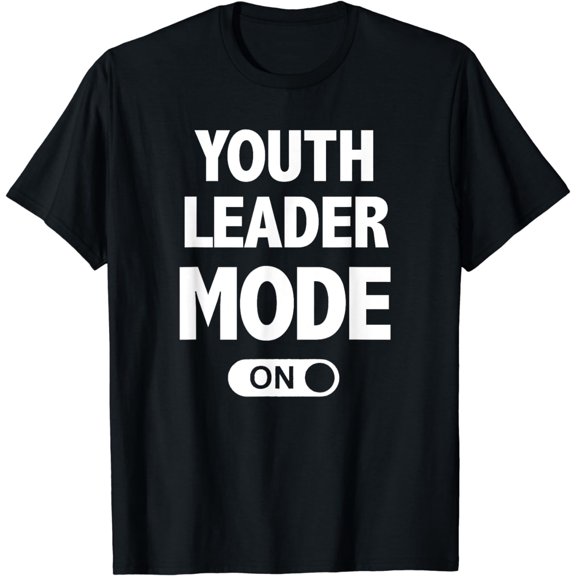 Youth Leader Mode On Funny Christian Church Funny Creative Graphic T-Shirt