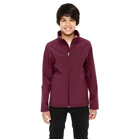 Youth Leader Soft Shell Jacket - SPORT MAROON - S