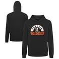 thumbnail image 1 of Youth Levelwear Black Anaheim Ducks Podium Banner Arch Pullover Hoodie, 1 of 3