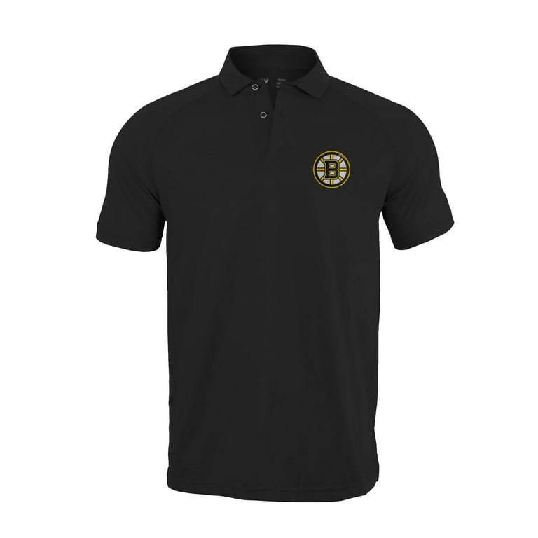 Youth Levelwear Black Boston Bruins Drift Insignia Polo Walmart