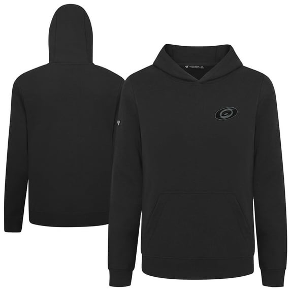 Youth Levelwear Black Carolina Hurricanes Jr Podium Nightfall-Pullover Hoodie