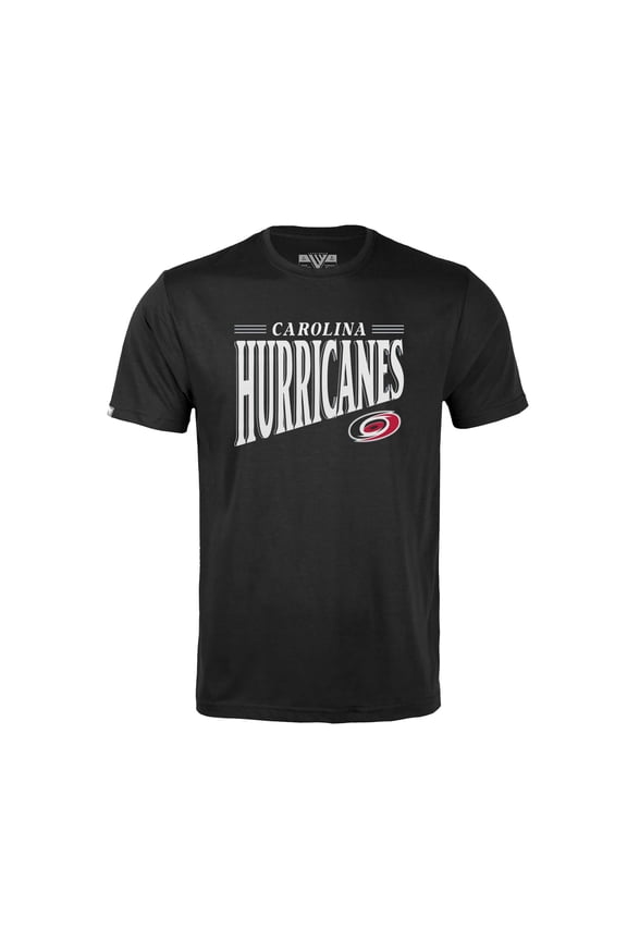 Youth Levelwear  Black Carolina Hurricanes  Little Richmond Tally T-Shirt