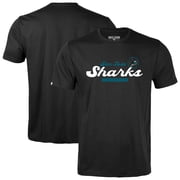 Youth Levelwear Black San Jose Sharks Little Richmond Monument T-Shirt