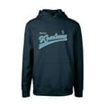 thumbnail image 1 of Youth Levelwear Deep Sea Blue Seattle Kraken Podium Retro Script Fleece Pullover Hoodie, 1 of 1