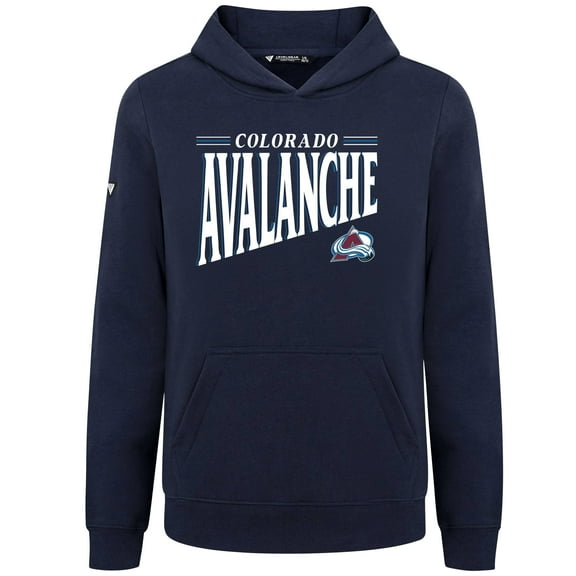 Youth Levelwear  Navy Colorado Avalanche Jr Podium Tally Pullover Hoodie