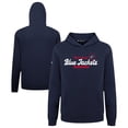 thumbnail image 1 of Youth Levelwear Navy Columbus Blue Jackets Podium Monument Pullover Hoodie, 1 of 3