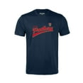 thumbnail image 1 of Youth Levelwear Navy Florida Panthers Little Richmond Retro Script T-Shirt, 1 of 1