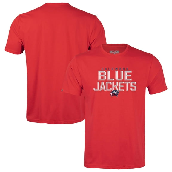 Youth Levelwear Red Columbus Blue Jackets Little Richmond Carve T-Shirt