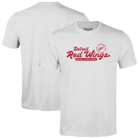 Youth Levelwear White Detroit Red Wings Little Richmond Monument T-Shirt