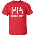 thumbnail image 1 of Youth Life Behind Bars Funny Bike Bicycle Funny T-Shirt, 1 of 1