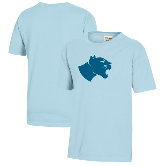 Youth  Light Blue Kean University Cougars Logo Comfort Wash T-Shirt