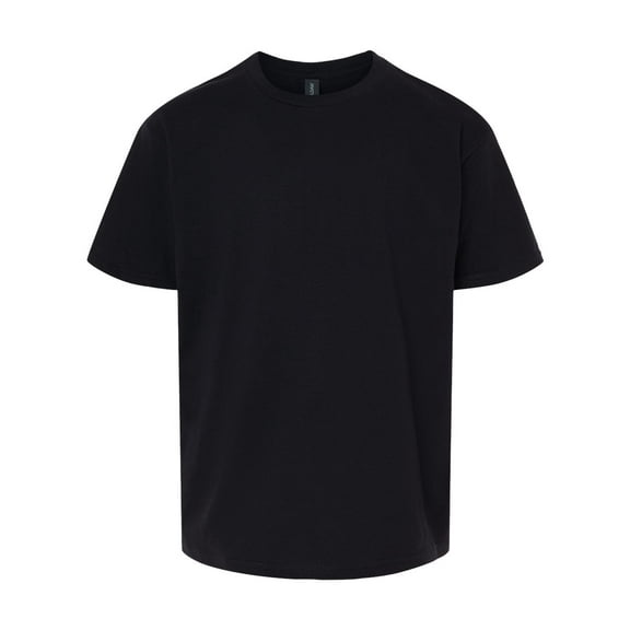 Gildan 3000B Youth Light Cotton T-Shirt-Black-XS