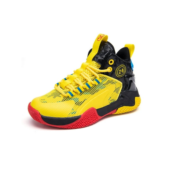 Youth Lightweight Basketball Shoes, High-Top Sneakers for Boy Comfort Trainers (Little Kid/Big Kid)