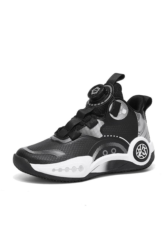Youth Lightweight Basketball Shoes, High-Top Sneakers for Boy Comfort Trainers (Little Kid/Big Kid)