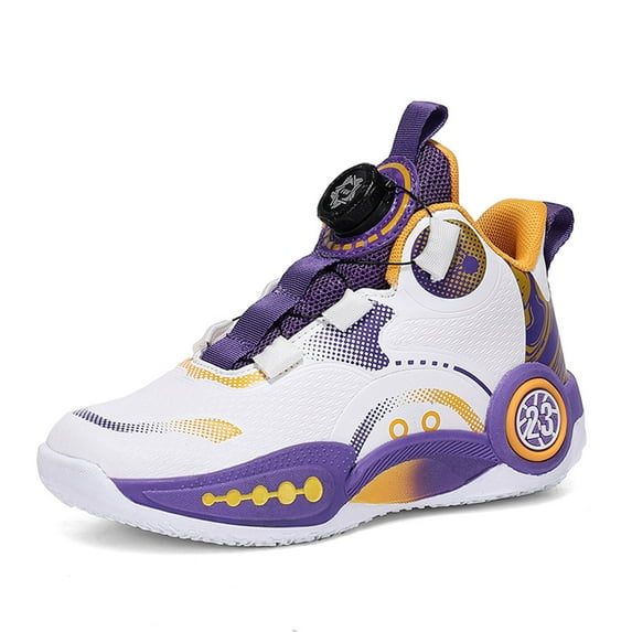 Youth Lightweight Basketball Shoes, High-Top Sneakers for Boy Comfort Trainers (Little Kid/Big Kid)