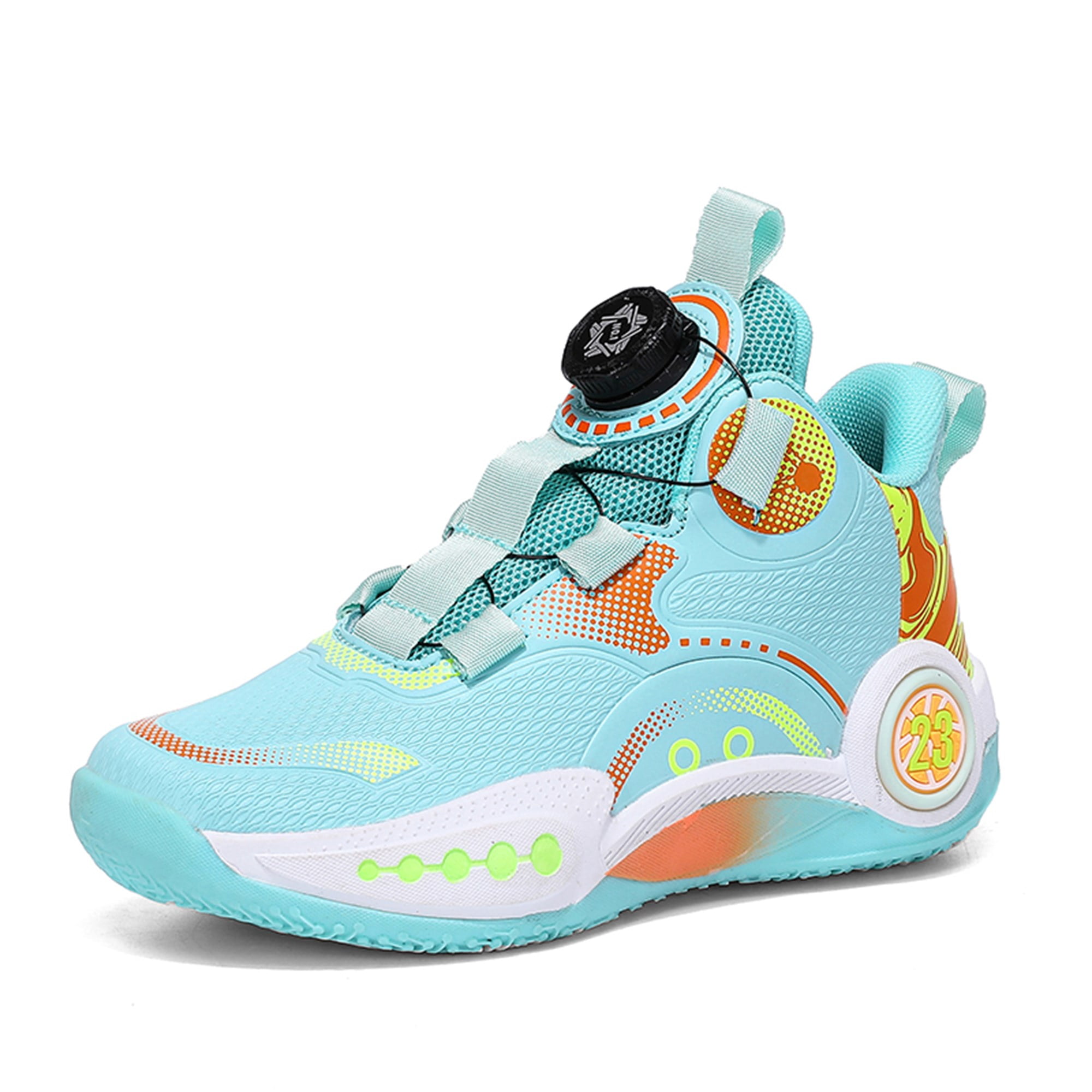Youth Lightweight Basketball Shoes, HighTop Sneakers for Boy Comfort Trainers (Little Kid/Big