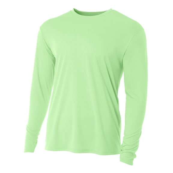 A4 NB3165 Cooling Performance Long Sleeve Crew For Youth Size Boys