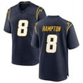 thumbnail image 1 of Youth Los Angeles C Hampton 8 Navy Stitched T-Shirts Sports Player Game Top, Small, 1 of 1