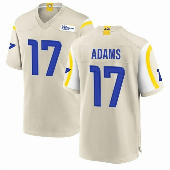 Youth Los Angeles R Adams 17 Bone Stitched T-Shirts Sports Player Game Top, Small
