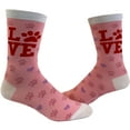 thumbnail image 1 of Youth Love Paw Socks Funny Cute Pet Puppy Dog Animal Lover Novelty Footwear, 1 of 9