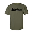 thumbnail image 1 of Youth Marines Short Sleeve T-Shirt in Military Green, 1 of 3