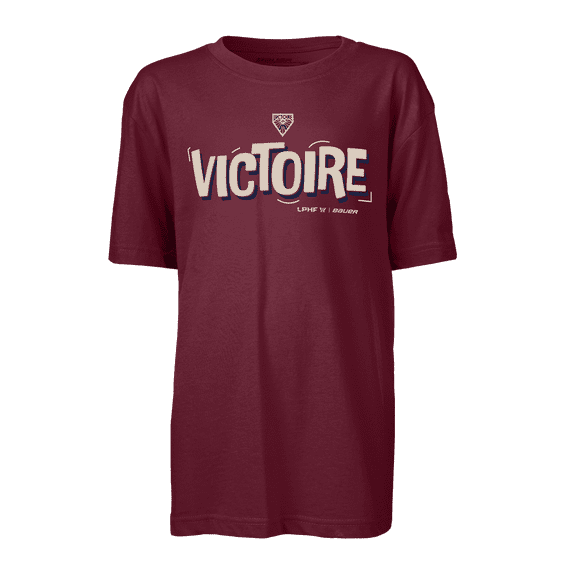 Youth Maroon Montreal Victoire Graphic T-Shirt