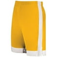 thumbnail image 1 of Augusta Sportswear 6890.245.S Youth Match-Up Basketball Shorts, Gold & White - Small, 1 of 1