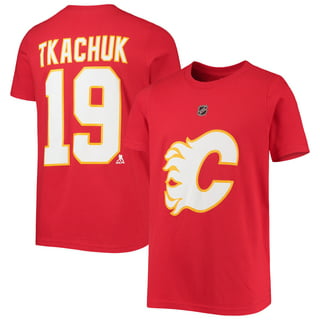 Women's G-III 4Her by Carl Banks White Calgary Flames Hockey Love Fitted T-Shirt Size: Extra Large