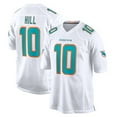 thumbnail image 1 of Youth Miami Hill 10 White Stitched T-Shirts Sports Player Game Top, Large, 1 of 1