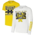 thumbnail image 1 of Youth Michigan Wolverines In the Mix T-Shirt Combo Set, 1 of 5