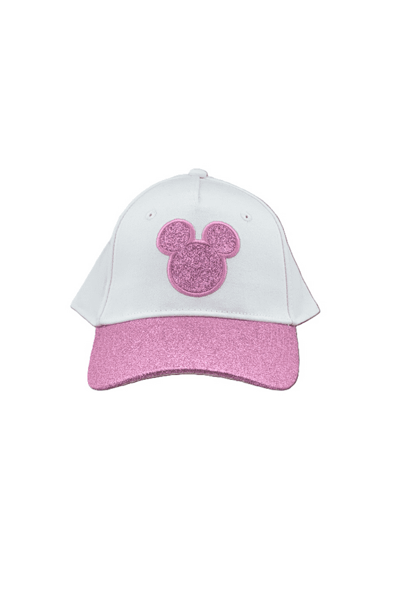Mickey Pink Shimmer Youth Hat, (Girl)