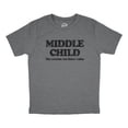 thumbnail image 1 of Youth Middle Child The Reason We Have Rules T Shirt Funny Sarcastic Sibling Novelty Tee for Kids, 1 of 6