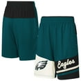 thumbnail image 1 of Youth Midnight Green Philadelphia Eagles Fandemonium Mesh Shorts, 1 of 3