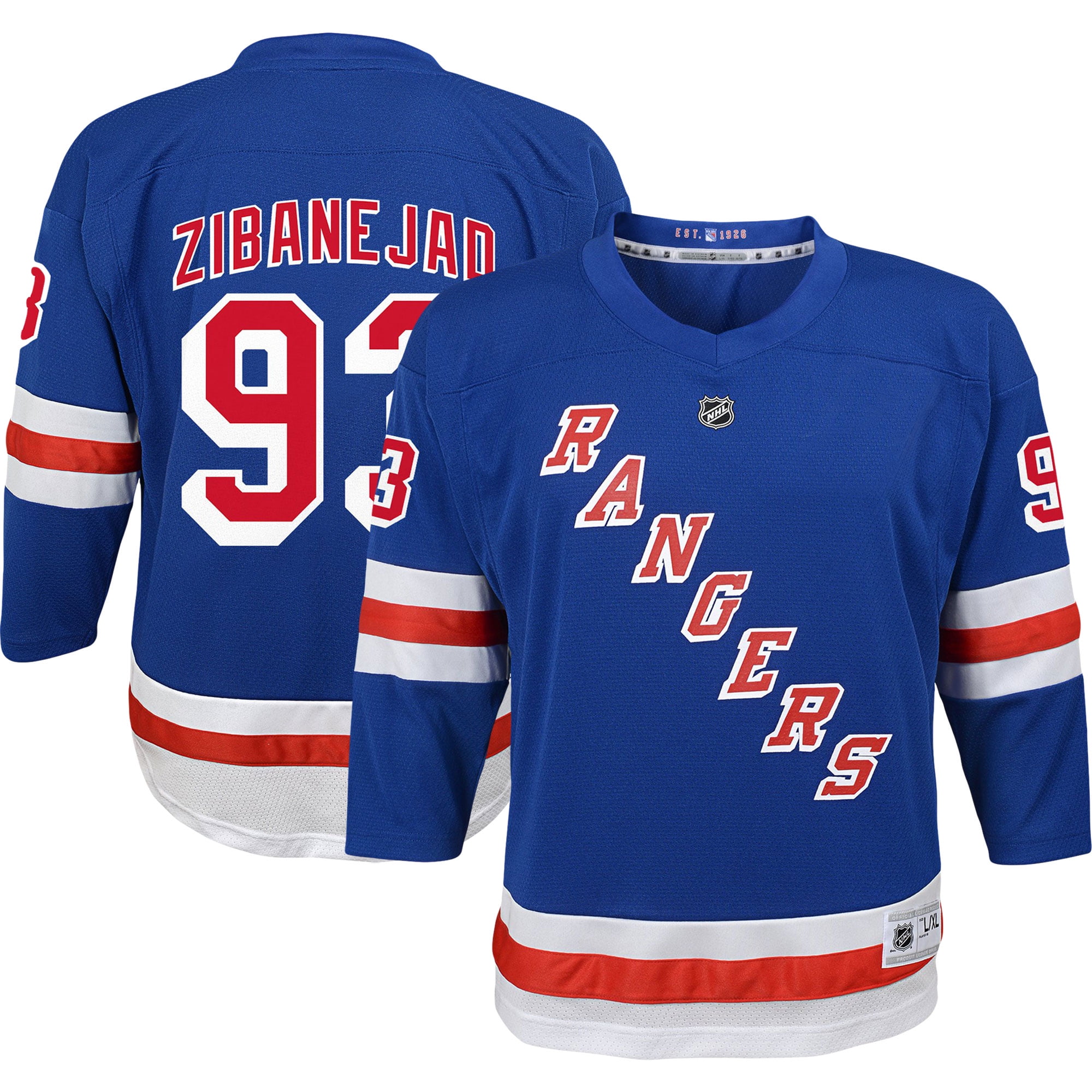 New York Rangers No93 Mika Zibanejad White Road Jersey