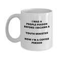 thumbnail image 1 of Youth Minister Coffee Person Mug - Funny Tea Cocoa Cup - Birthday Christmas Coffee Lover Cute Gag Gifts Idea, 1 of 4