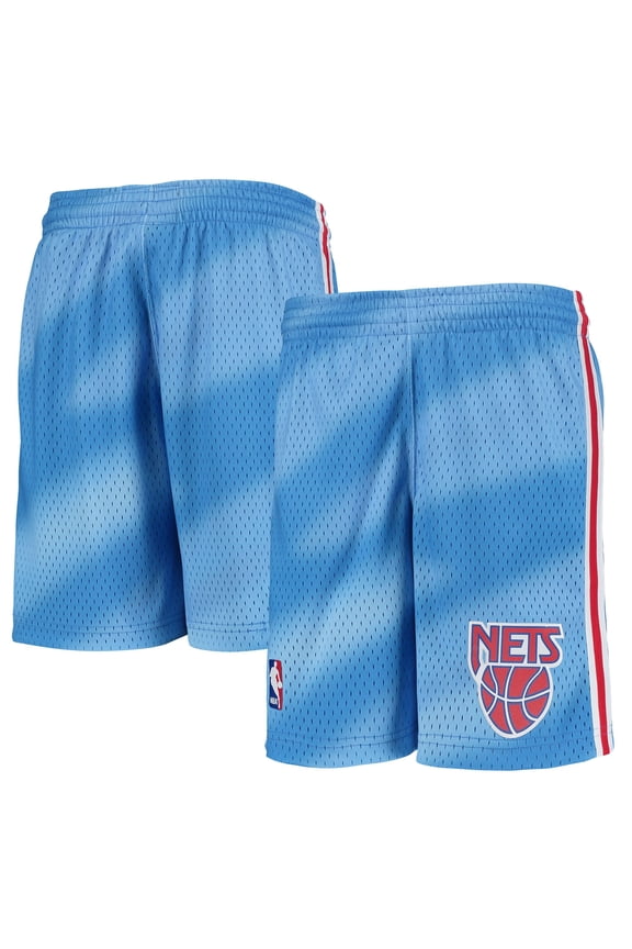 Youth Mitchell & Ness Blue New Jersey Nets Hardwood Classics Swingman Shorts