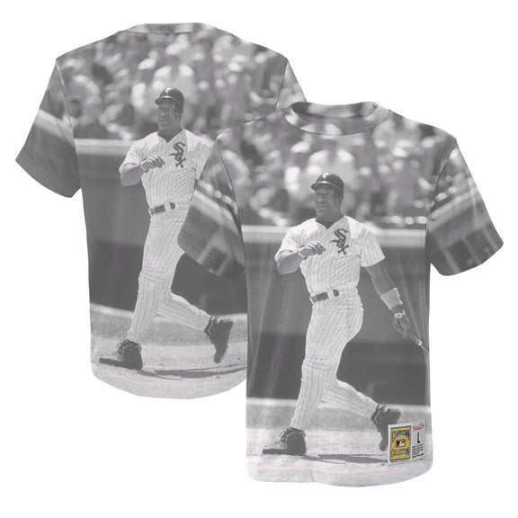 Youth Mitchell & Ness Bo Jackson White Chicago White Sox Sublimated Player T-Shirt