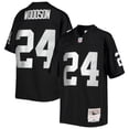 thumbnail image 1 of Youth Mitchell & Ness Charles Woodson Black Las Vegas Raiders 1998 Legacy Retired Player Jersey, 1 of 3