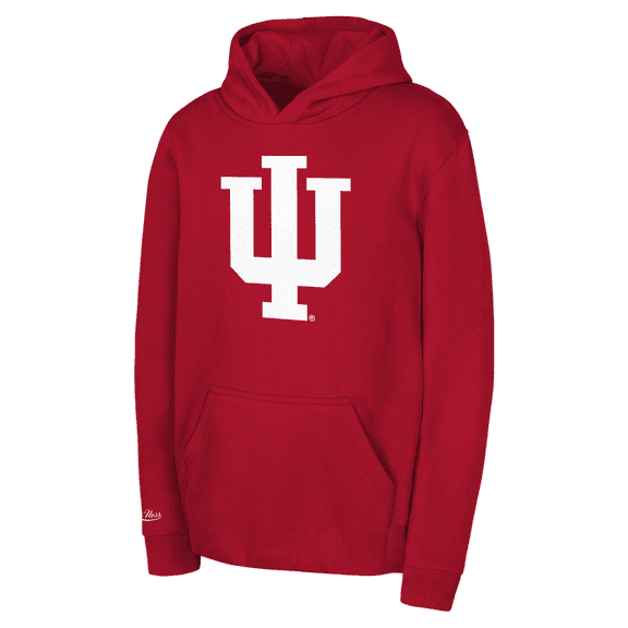 Youth Mitchell & Ness  Crimson Indiana Hoosiers  Throwback Hoodie