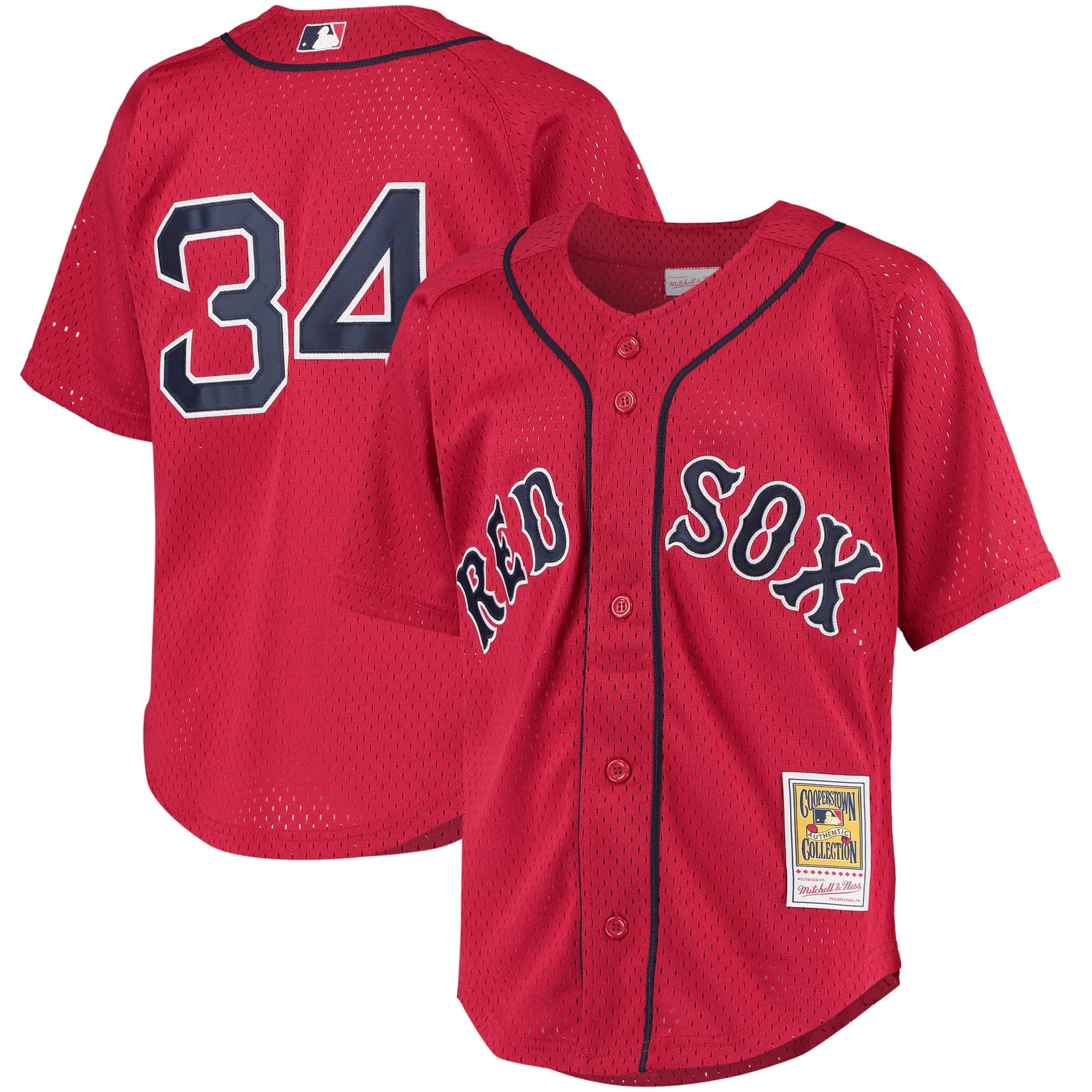 Boston Red Sox Majestic Athletic Red Batting Practice Authentic Collection Jersey Size XL