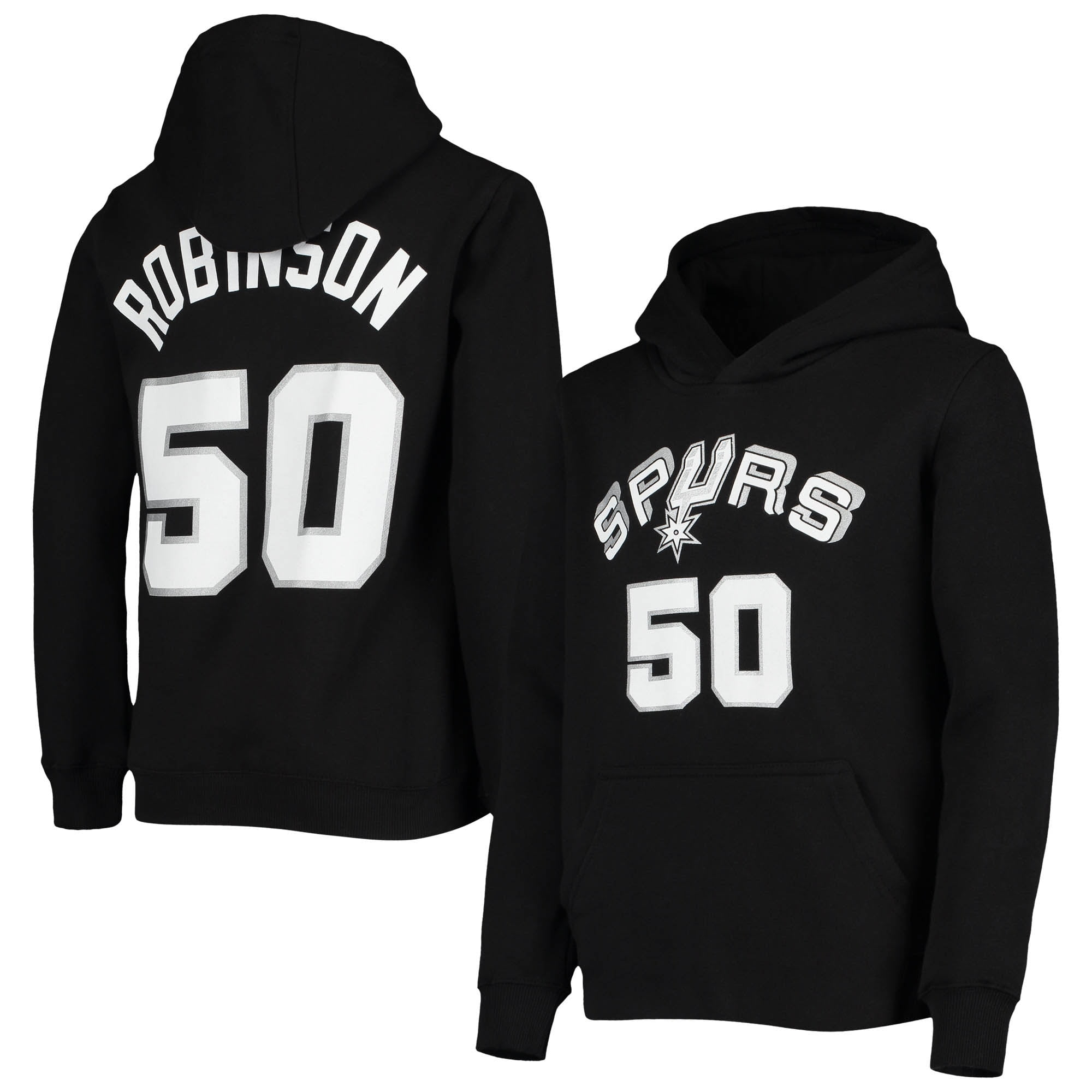 Youth Mitchell Ness David Robinson Black San Antonio Spurs