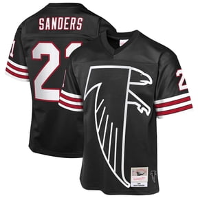 Youth-Mitchell & Ness Deion Sanders Black Atlanta Falcons 1992 Throwback Fashion Jersey