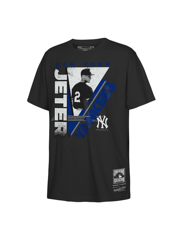 Youth Mitchell & Ness Derek Jeter Black New York Yankees In the Zone Player Graphic T-Shirt