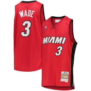 Men's Mitchell & Ness Alonzo Mourning Red Miami Heat Hardwood Classics Lunar New Year Swingman Jersey Size: Small