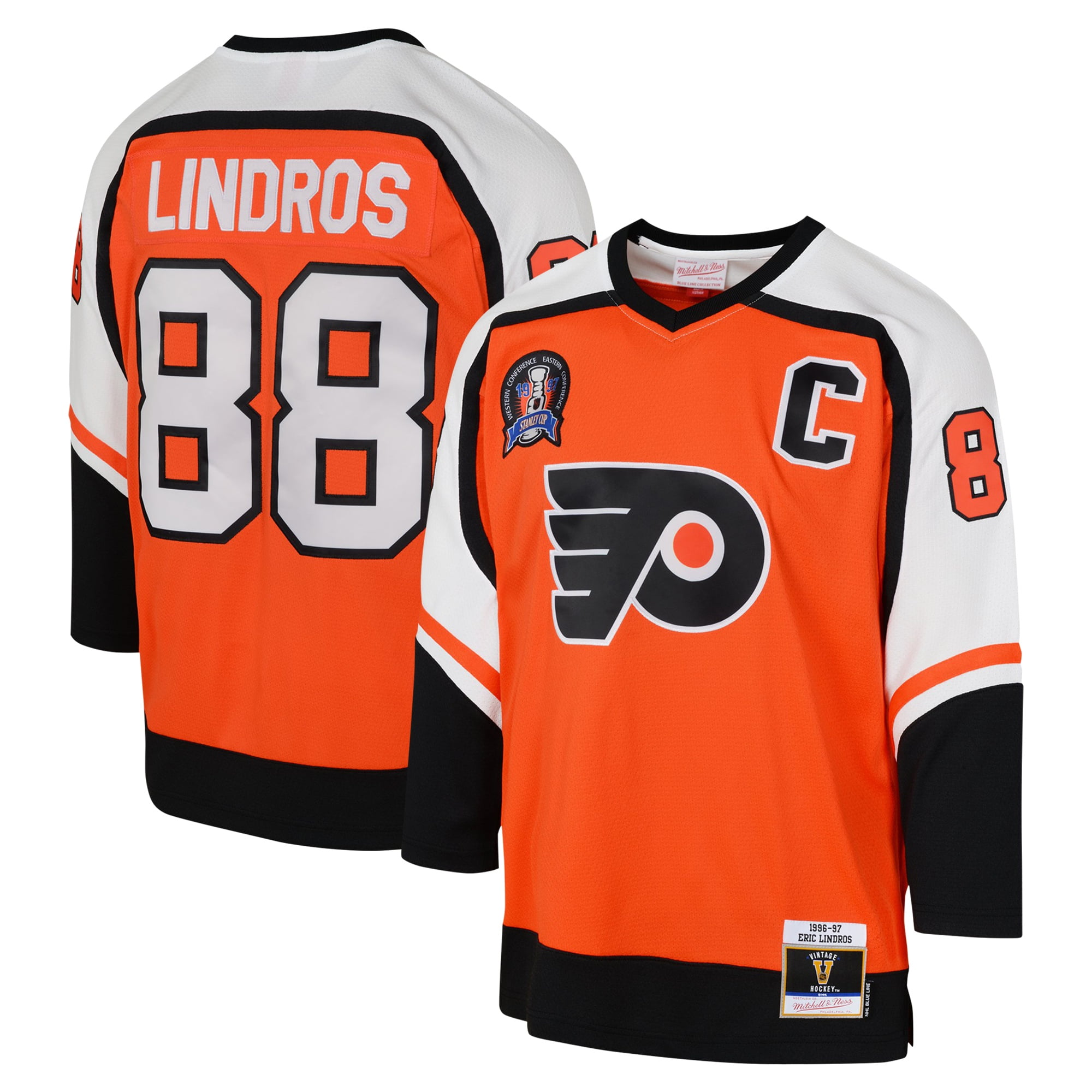 Maillot Mitchell & Ness Philadelphia Flyers Eric Lindros Captain – Taille XL – NHL