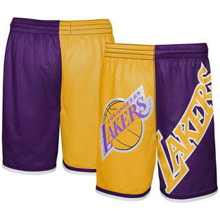 Women's Los Angeles Lakers Mitchell & Ness Gold Jump Shot Shorts